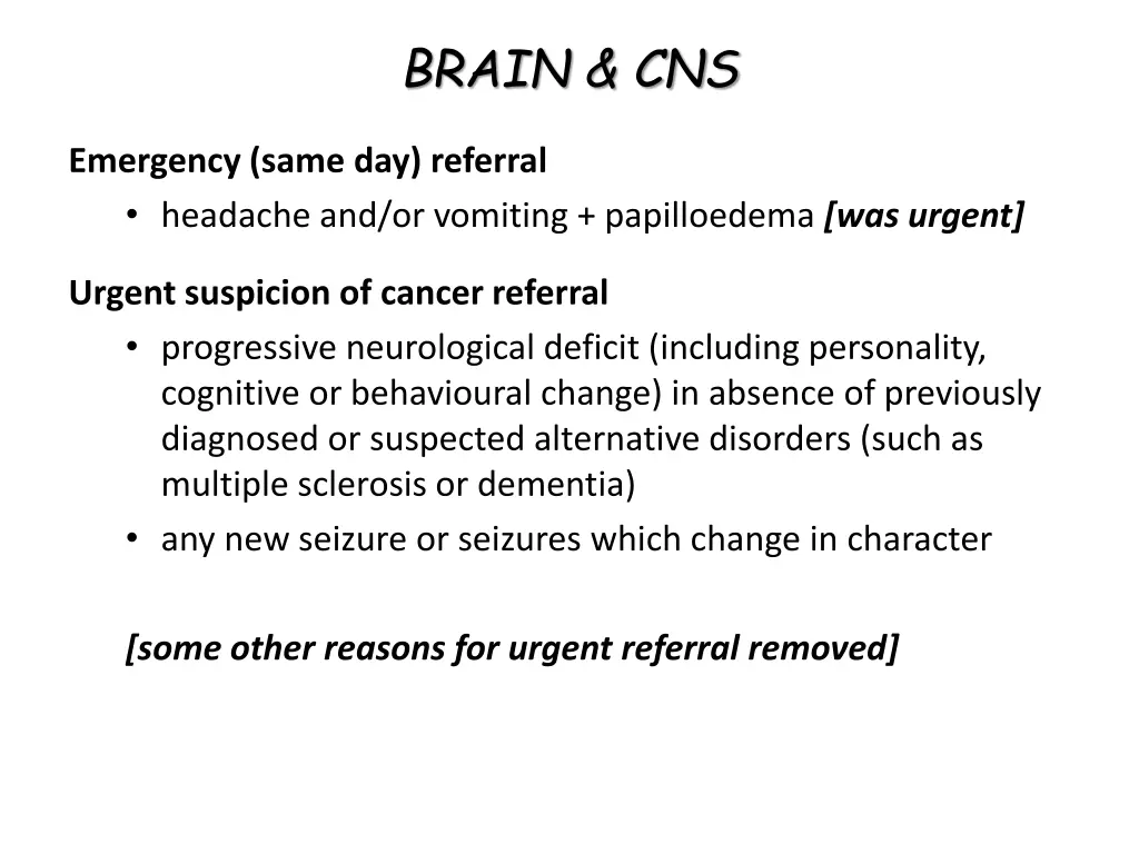 brain cns