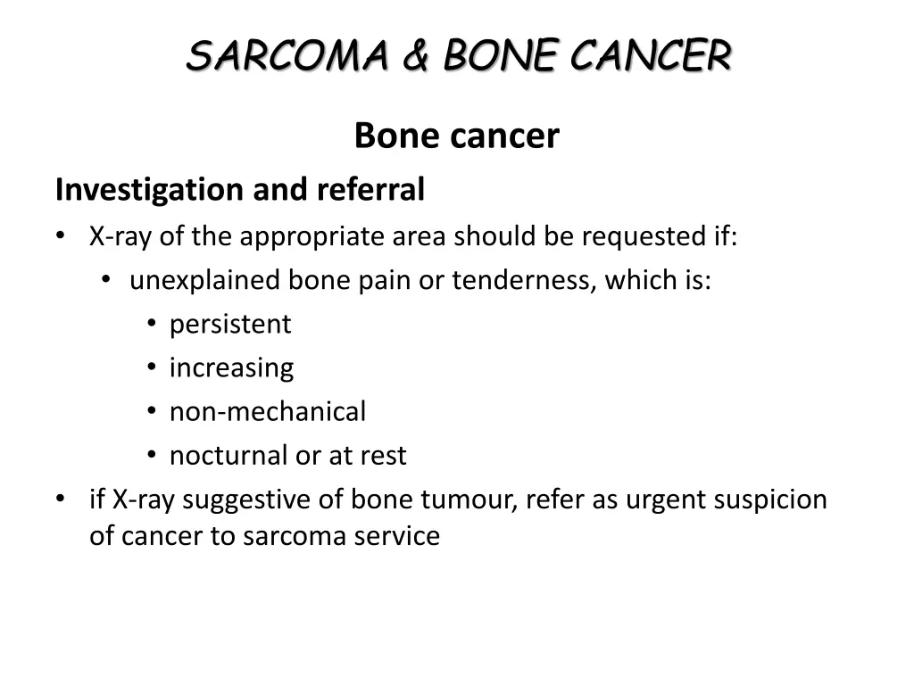 sarcoma bone cancer 1