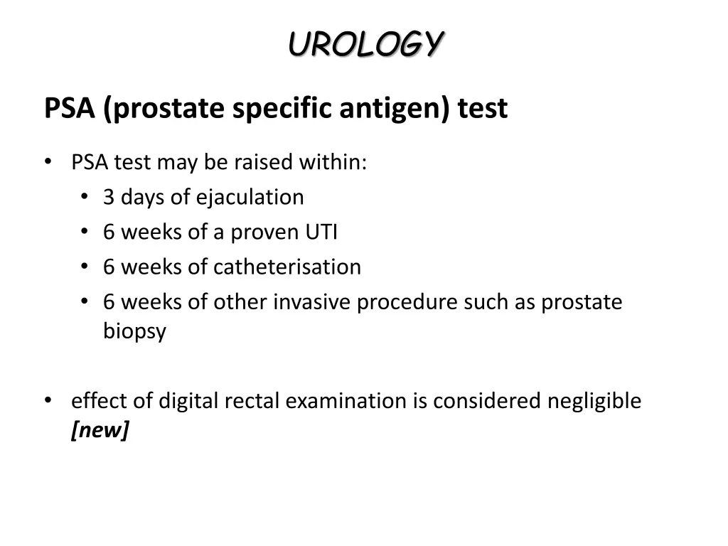 urology 1