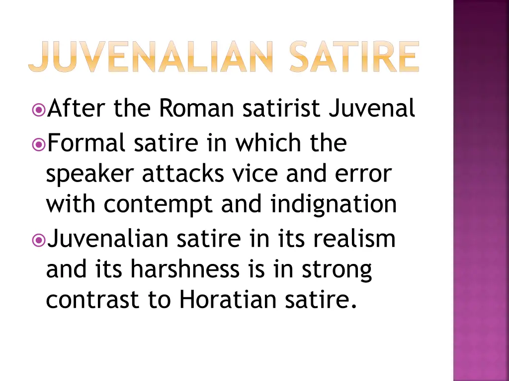 juvenalian satire