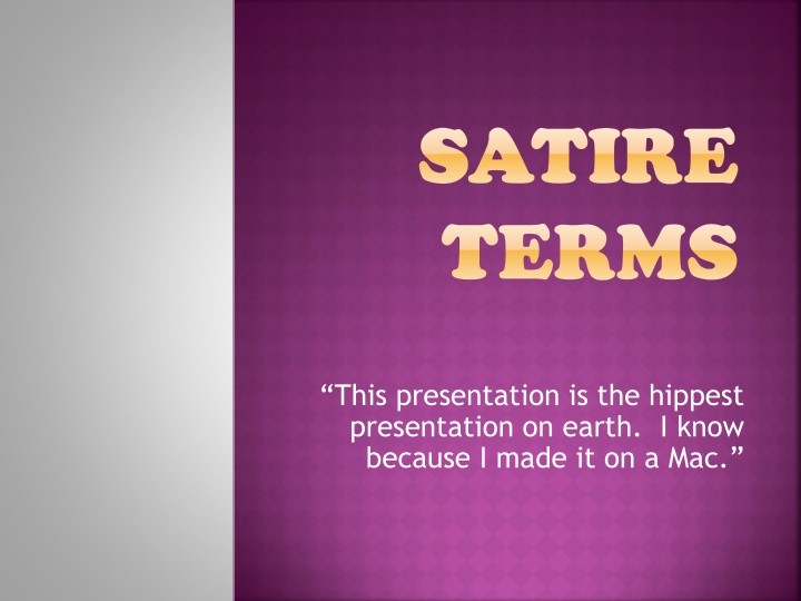 satire satire terms terms