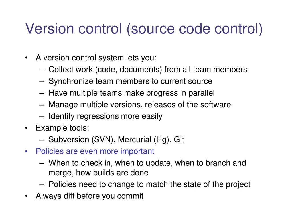 version control source code control