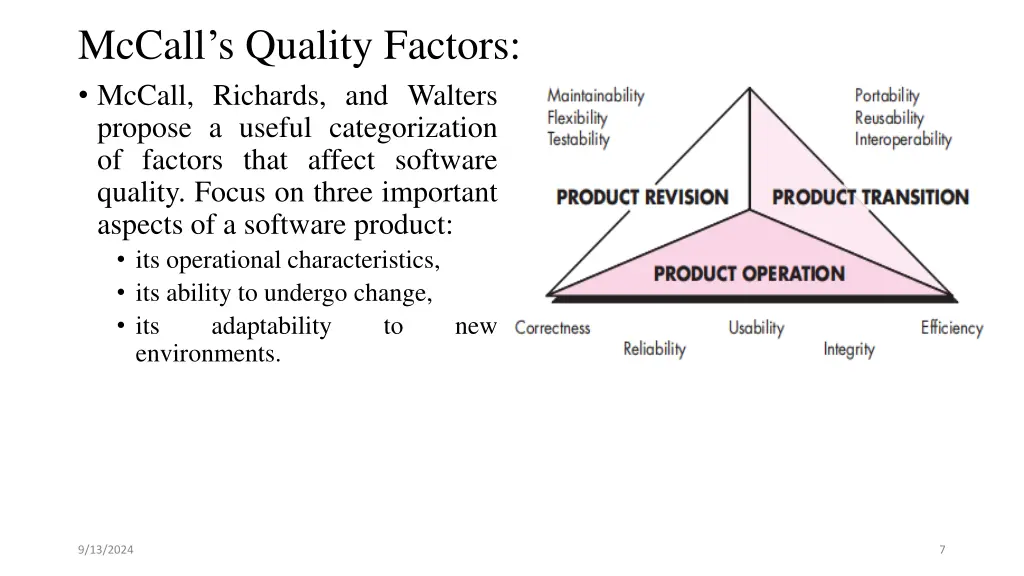 mccall s quality factors mccall richards