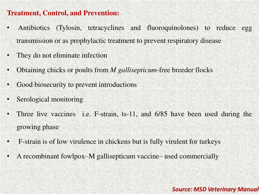 treatment control and prevention