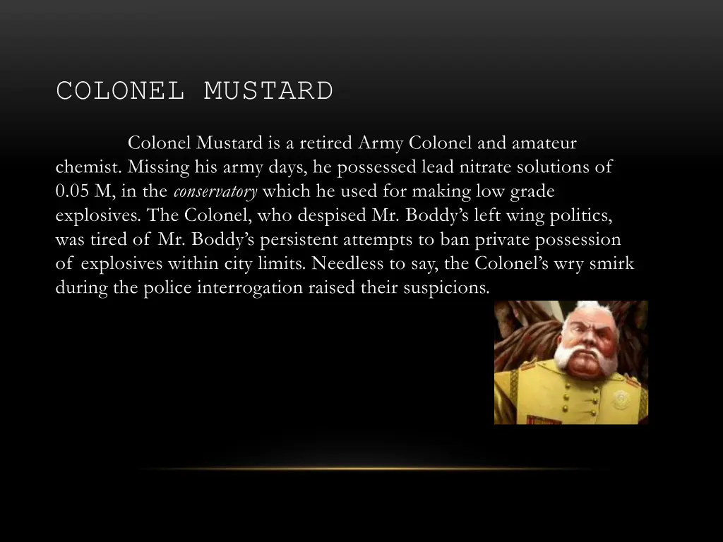 colonel mustard