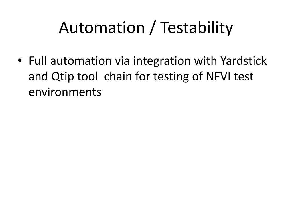 automation testability