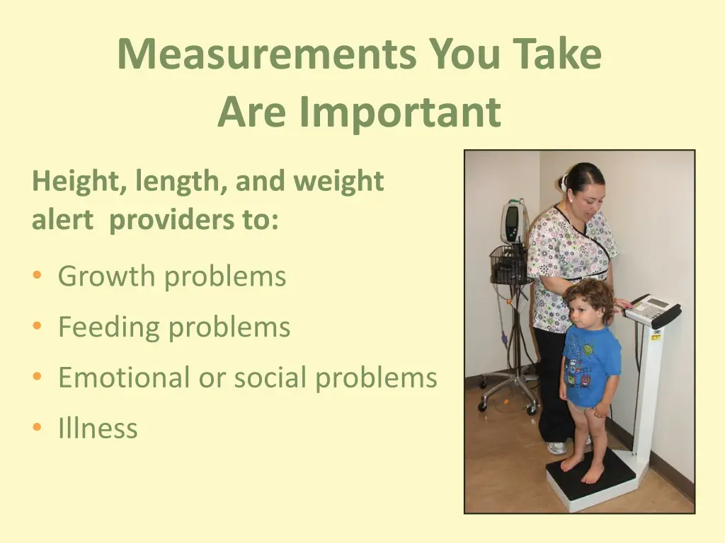 measurements you take are important