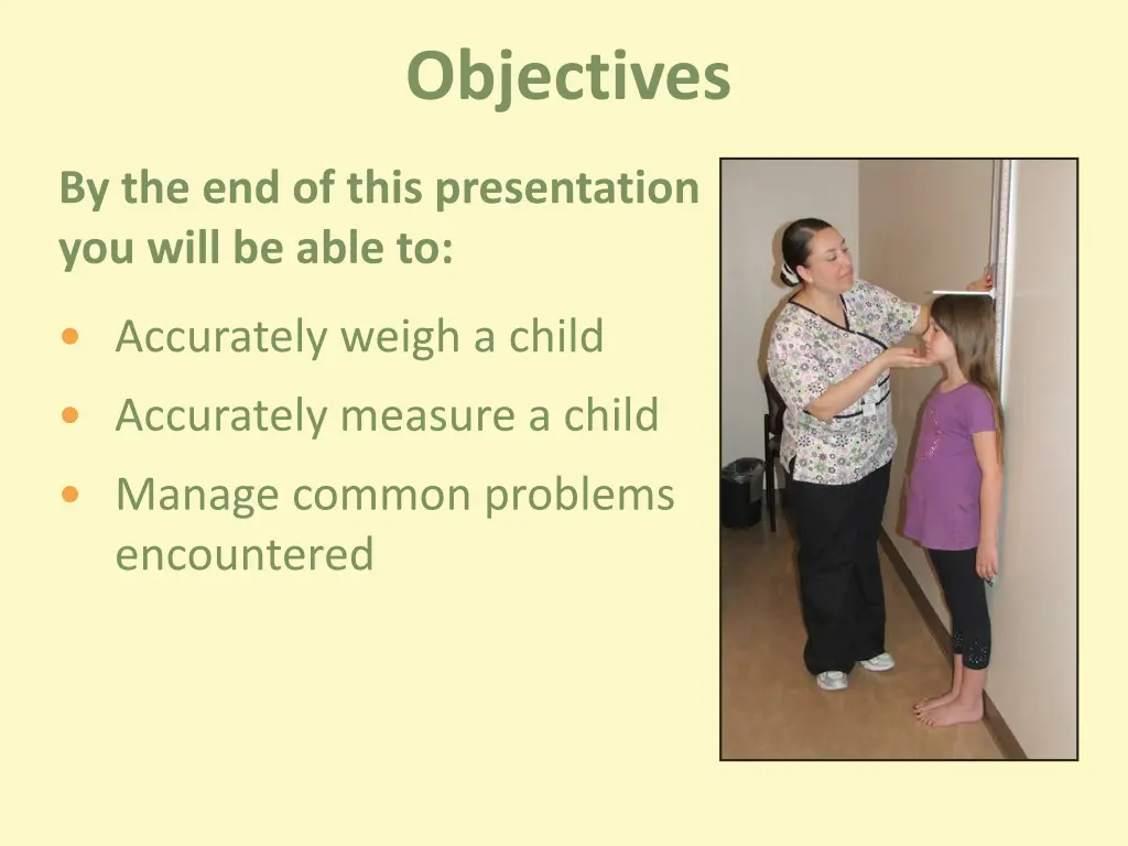 objectives