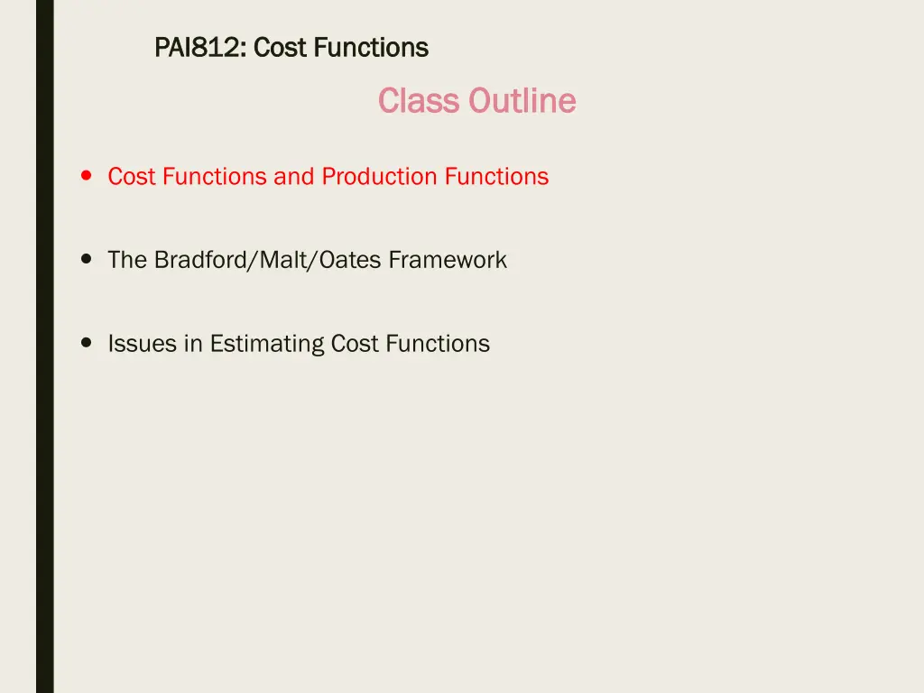 pai812 cost functions pai812 cost functions 1