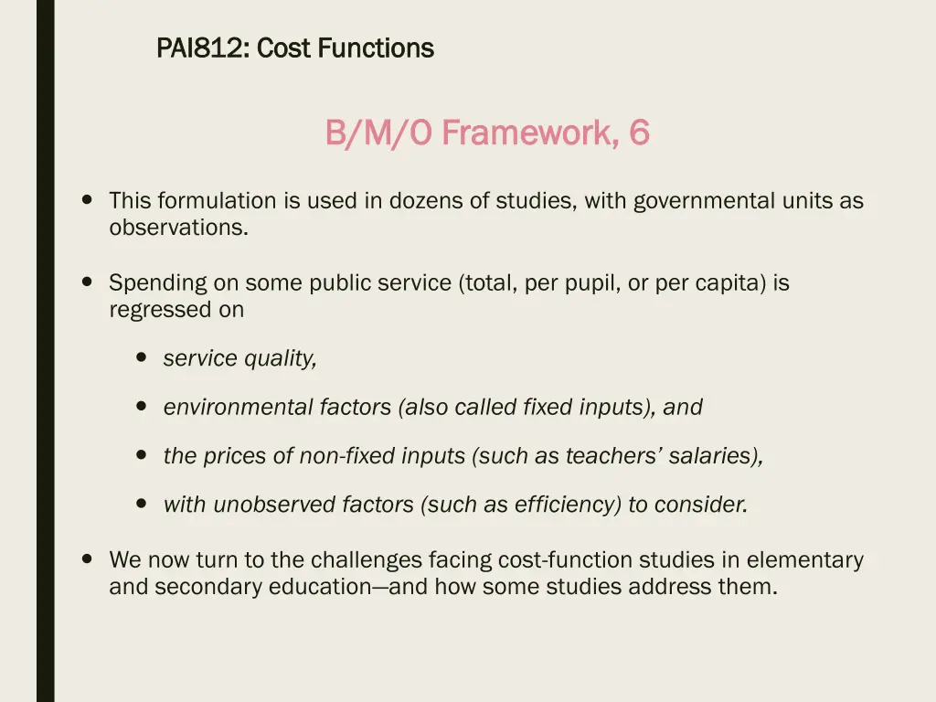 pai812 cost functions pai812 cost functions 15