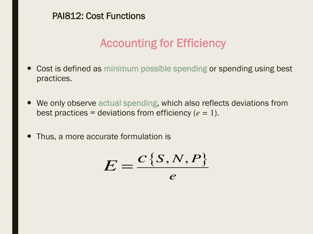 pai812 cost functions pai812 cost functions 21