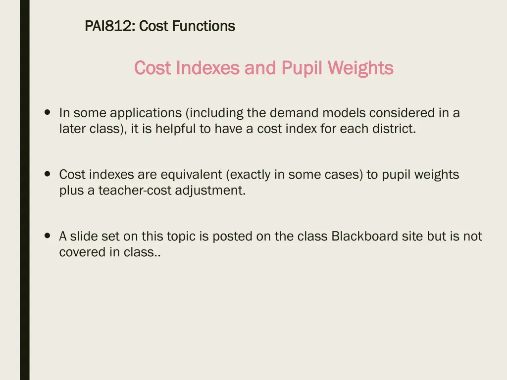 pai812 cost functions pai812 cost functions 26