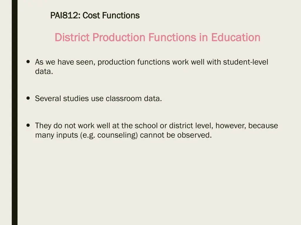 pai812 cost functions pai812 cost functions 6