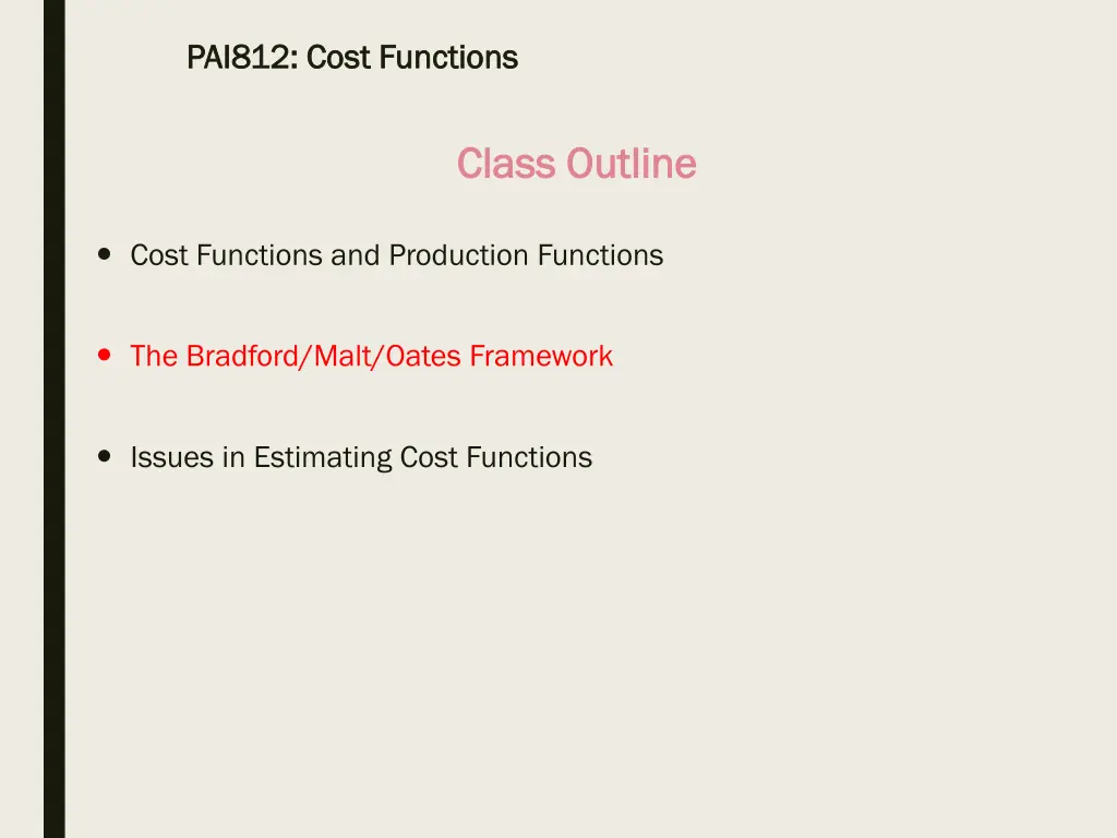 pai812 cost functions pai812 cost functions 9