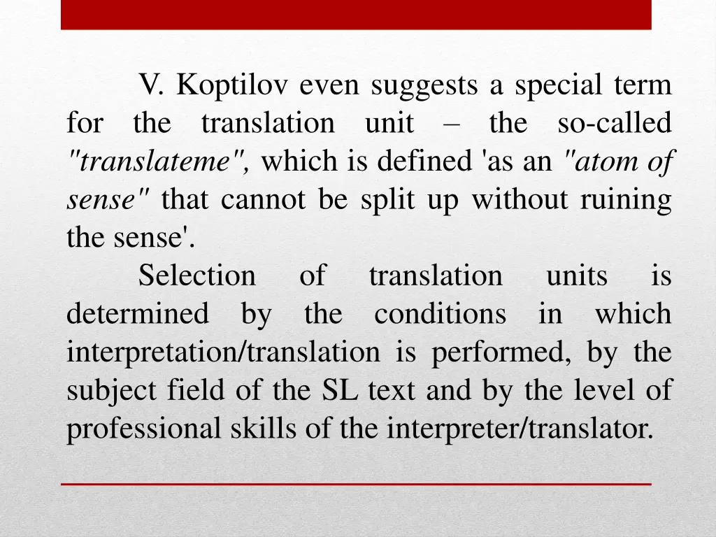 v koptilov even suggests a special term