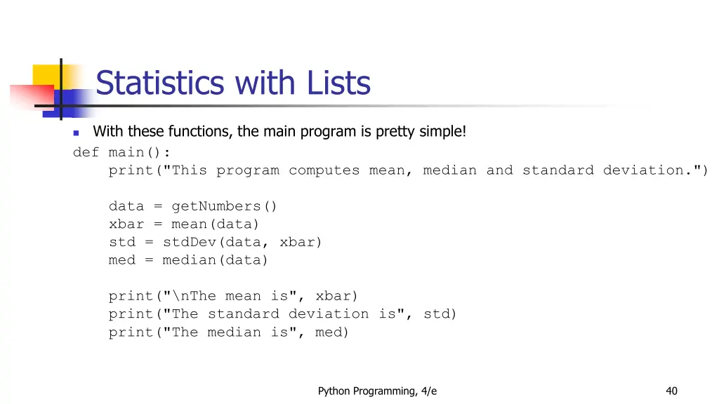 statistics with lists 9