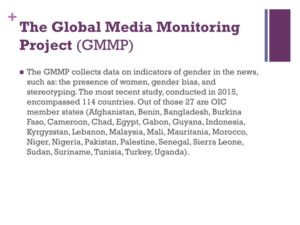 the global media monitoring project gmmp 1