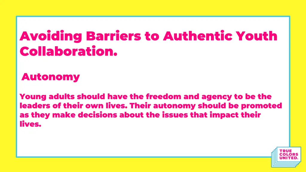 avoiding barriers to authentic youth collaboration 2