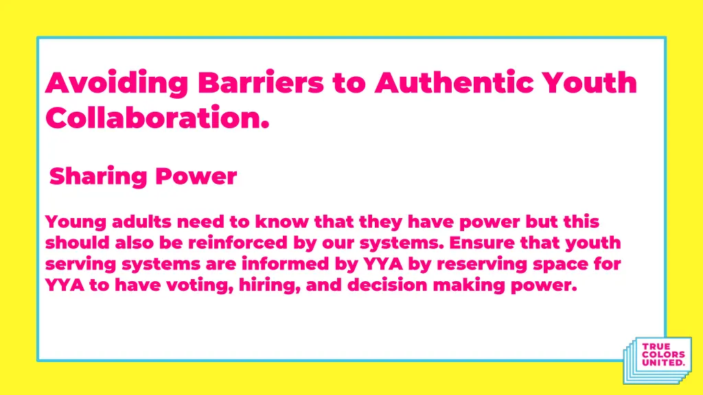 avoiding barriers to authentic youth collaboration 3