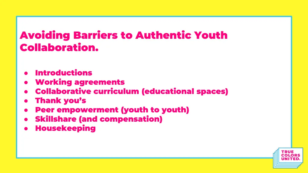 avoiding barriers to authentic youth collaboration 4