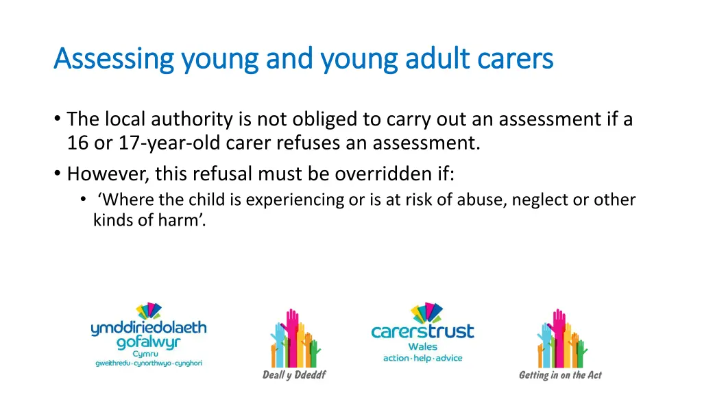 assessing young and young adult carers assessing 5