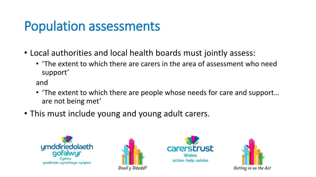 population assessments population assessments