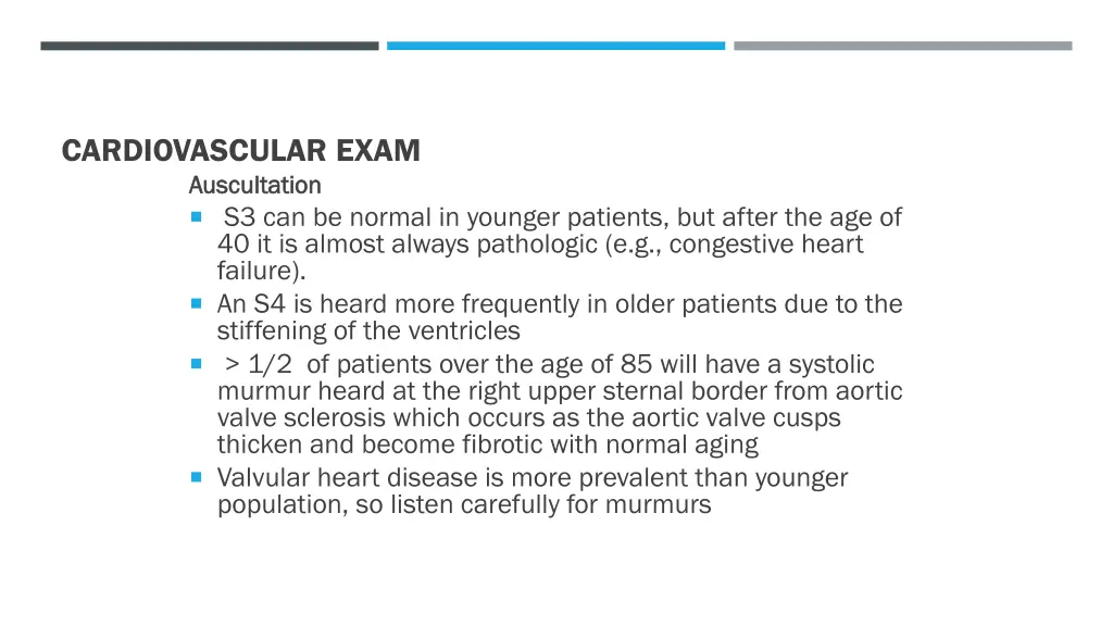 cardiovascular exam auscultation auscultation