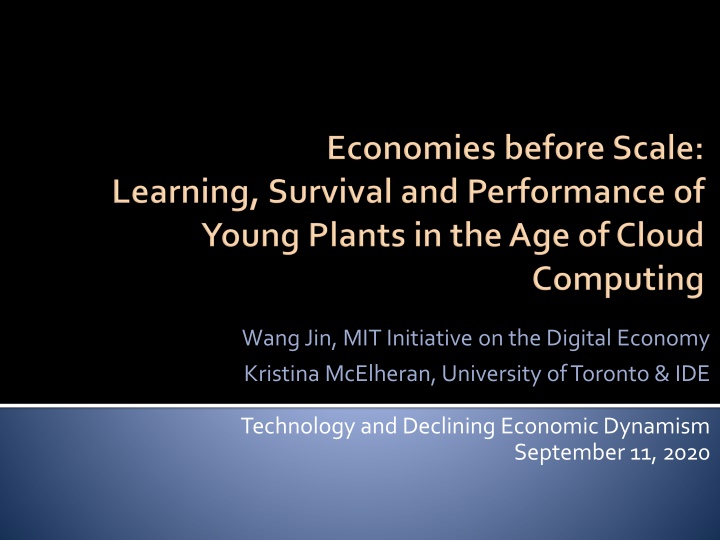 wang jin mit initiative on the digital economy