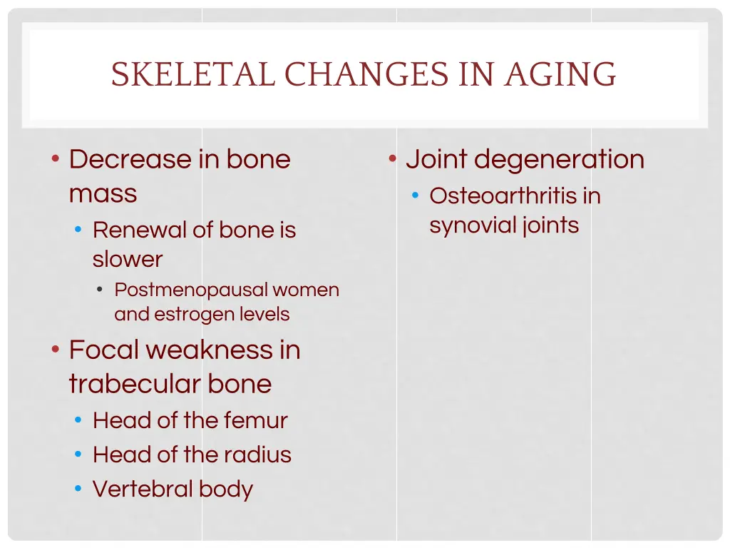 skeletal changes in aging