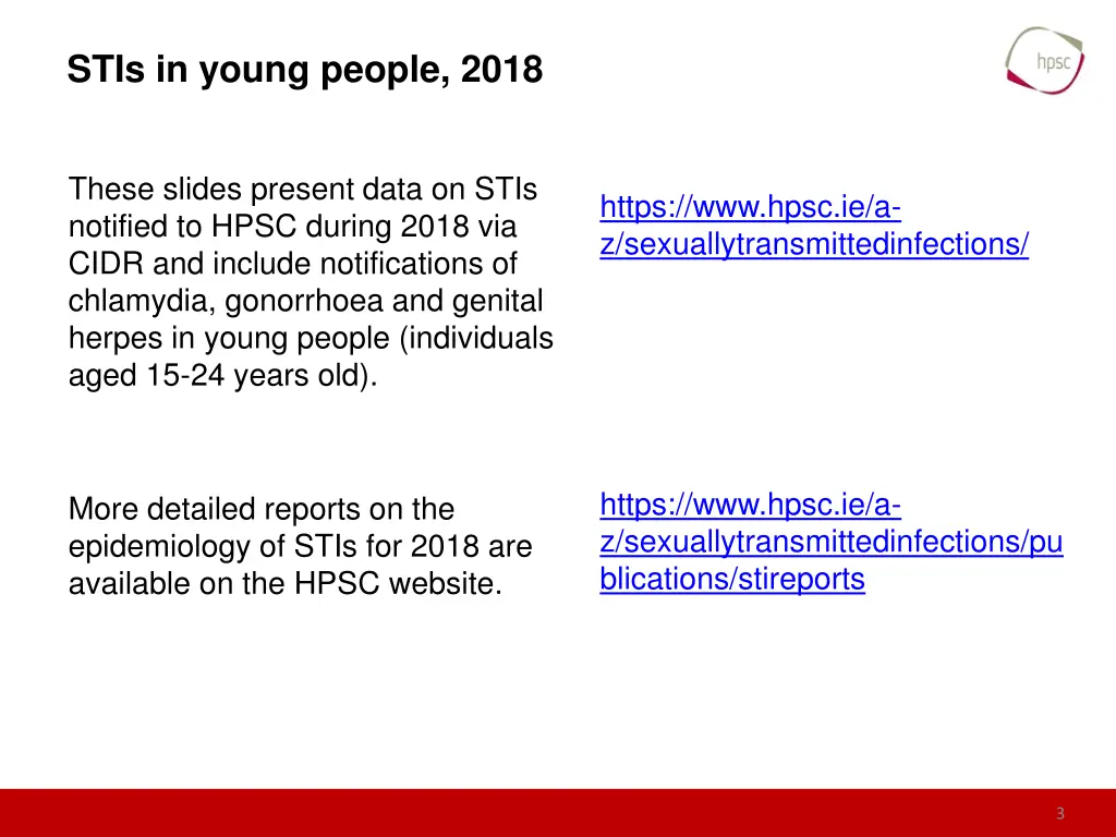 stis in young people 2018