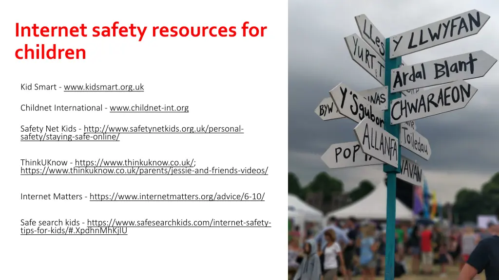 internet safety resources for children