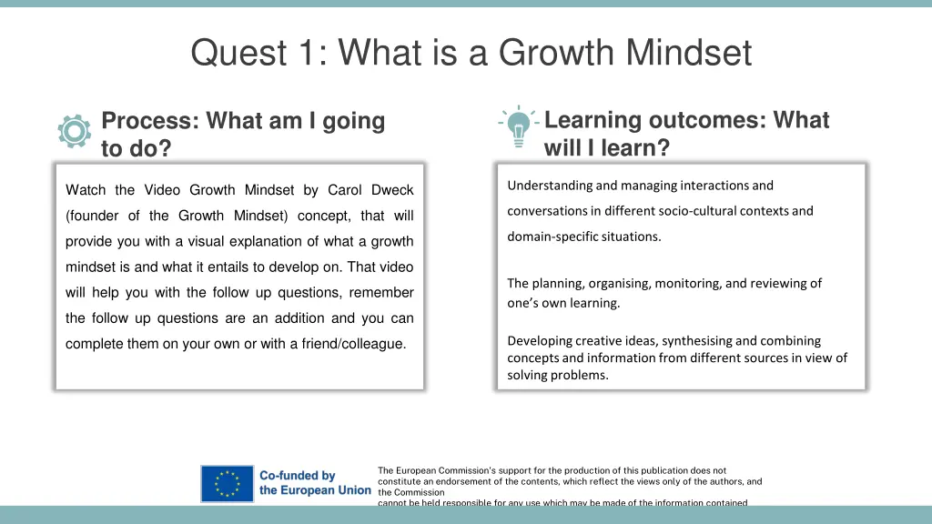 quest 1 what is a growth mindset 1