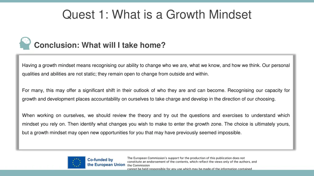 quest 1 what is a growth mindset 2