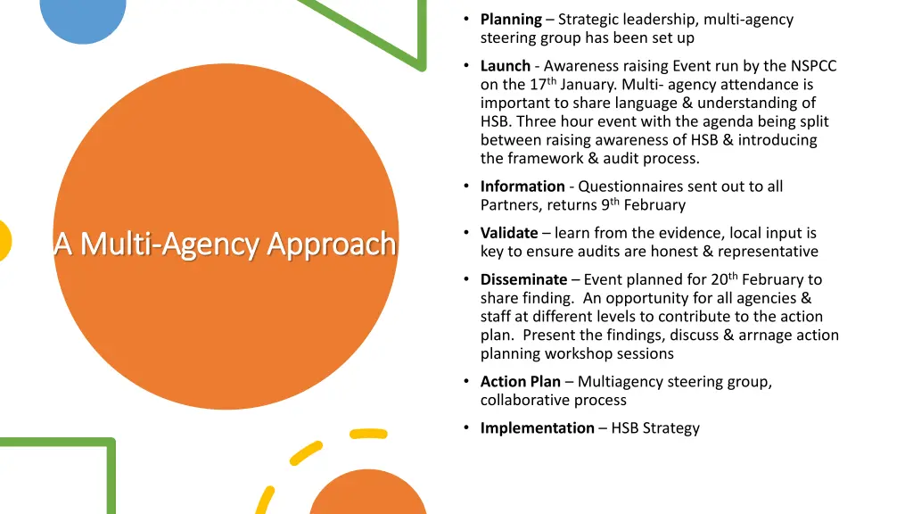 planning strategic leadership multi agency