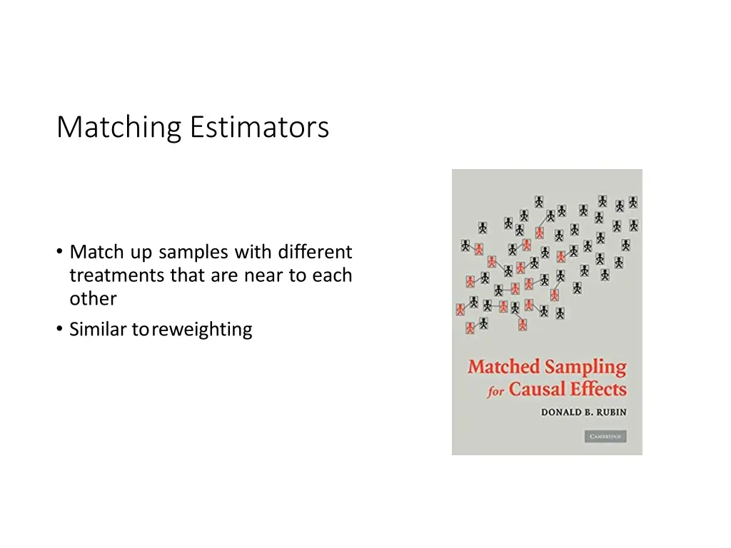 matching estimators