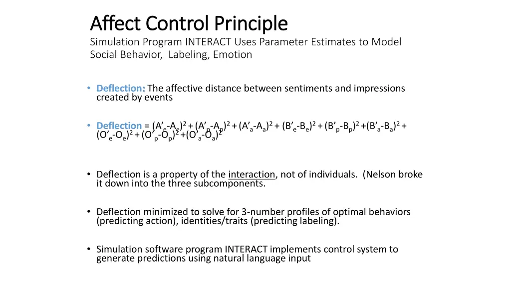 affect control principle affect control principle 1