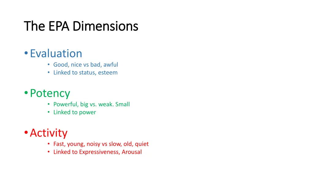 the epa dimensions the epa dimensions