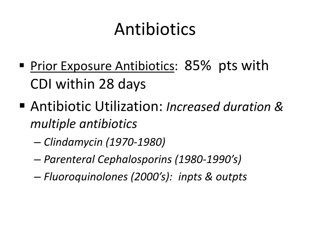 antibiotics