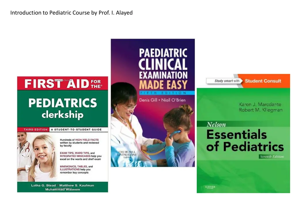 introduction to pediatric course by prof i alayed 20