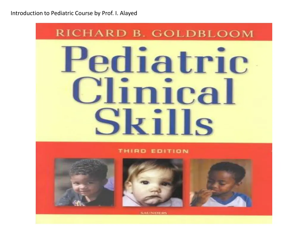 introduction to pediatric course by prof i alayed 5