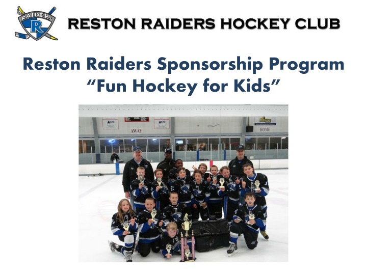 reston raiders sponsorship program fun hockey