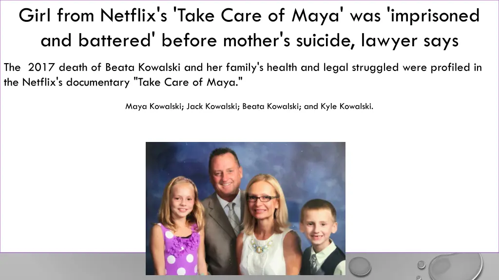 girl from netflix s take care of maya