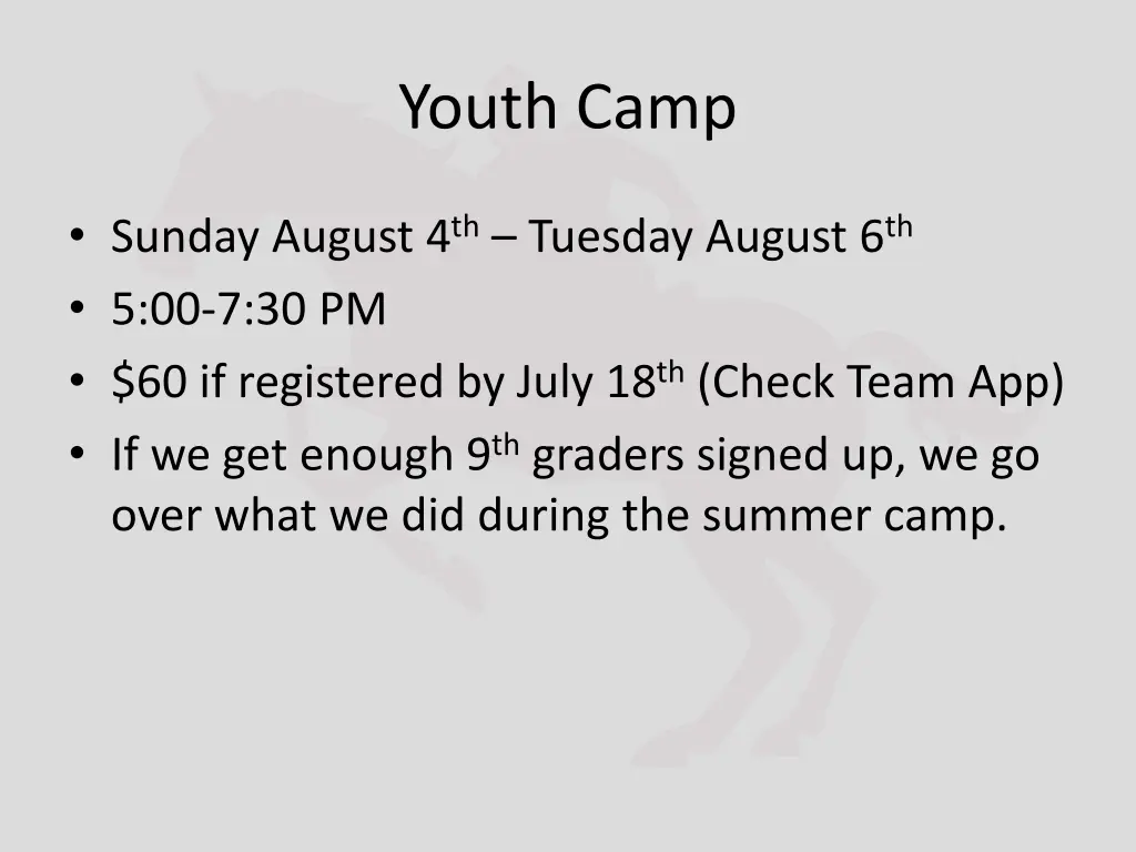 youth camp