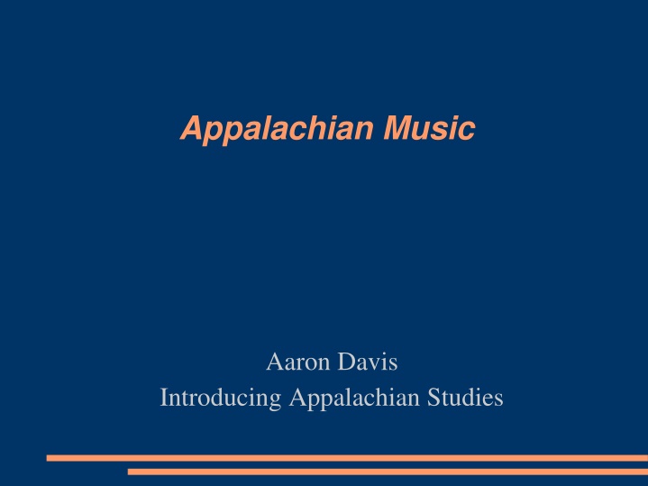 appalachian music