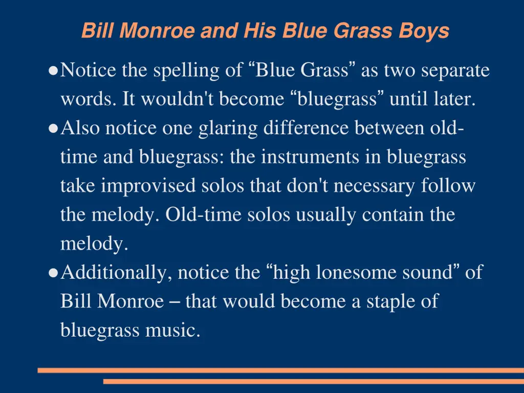 bill monroe and his blue grass boys 1