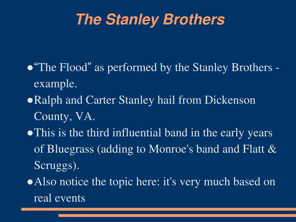 the stanley brothers