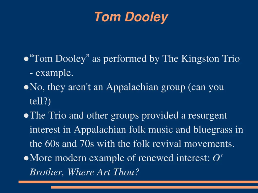 tom dooley