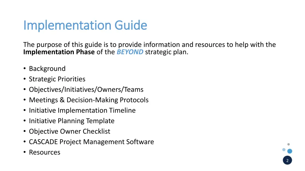 implementation guide implementation guide