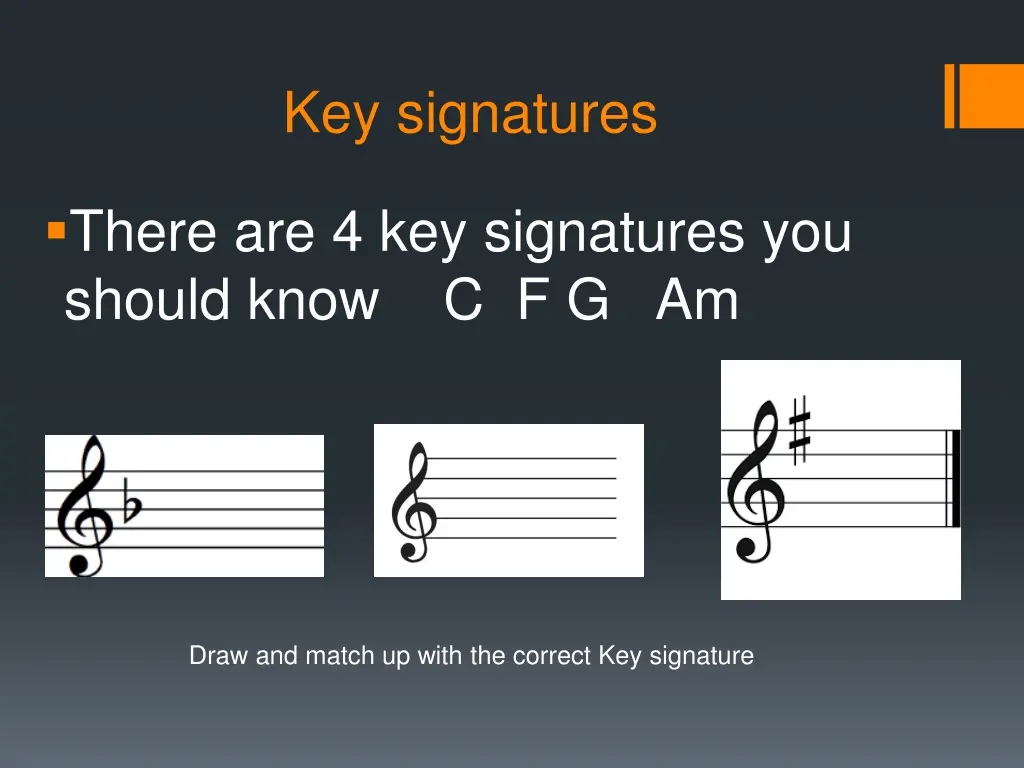 key signatures