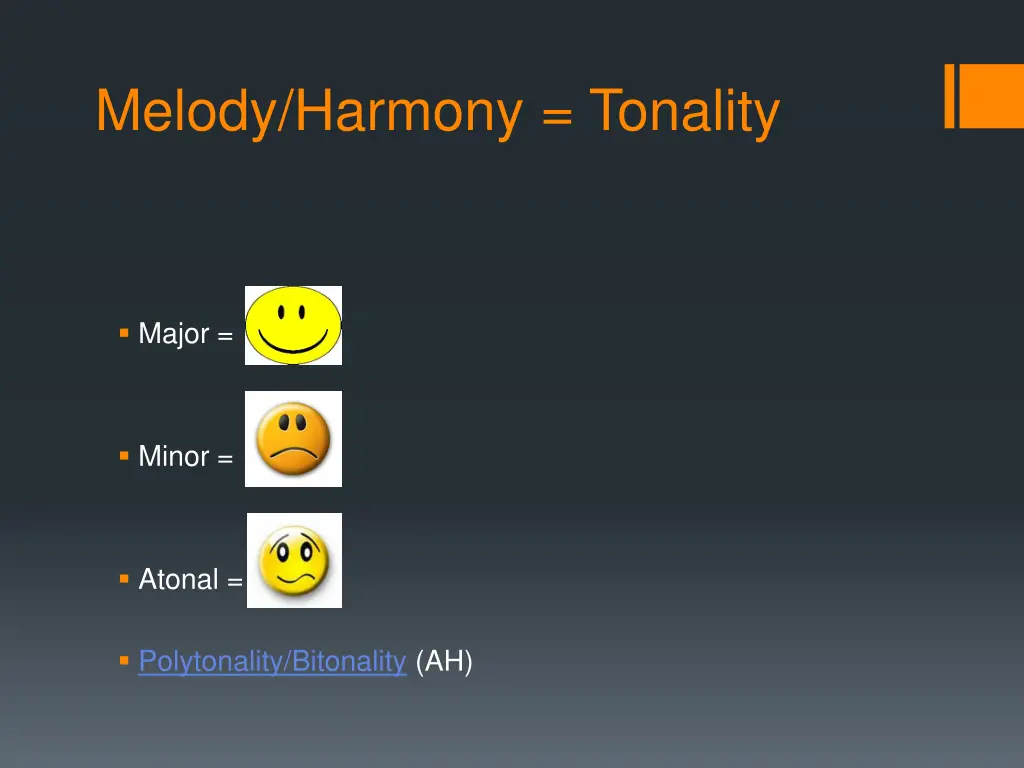 melody harmony tonality